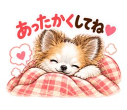 レオのほっこり冬じかんのスタンプ見本2